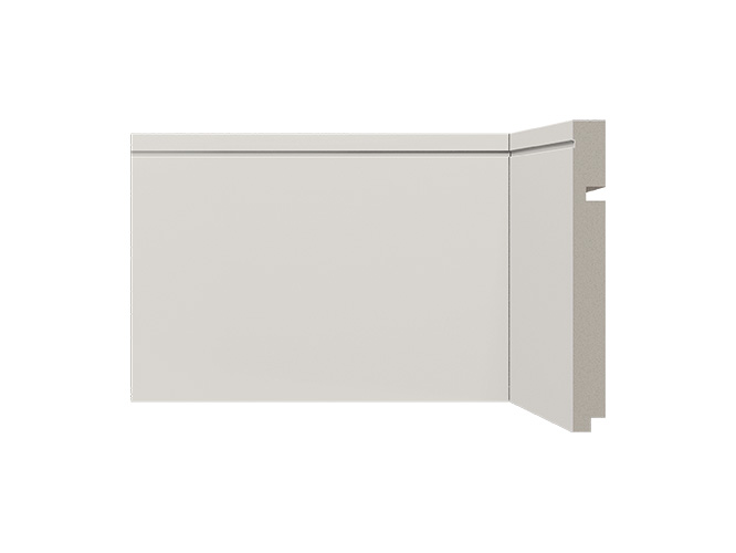 Rodapé de poliestireno 518 Fendi com 150mm de altura Santa Luzia