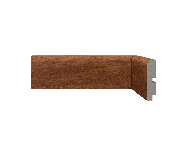 Rodapé de poliestireno 446 castanho escuro com 70mm de altura Santa Luzia
